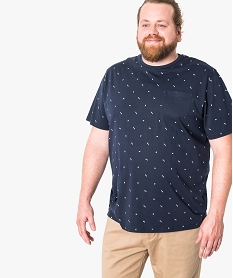 tee-shirt manches courtes imprime geometrique imprime tee-shirts7134201_1