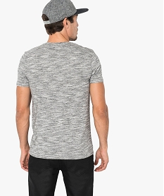tee-shirt a manches courtes avec poche poitrine contrastante gris7134901_3