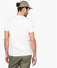 tee-shirt a manches courtes imprime cactus blanc7136001_3