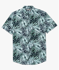 chemise a manches courtes imprime tropical imprime7145101_1