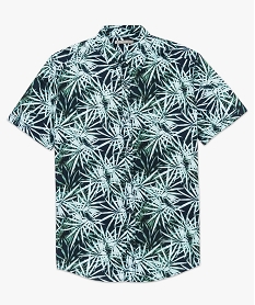 GEMO Chemise à manches courtes imprimé tropical Imprimé