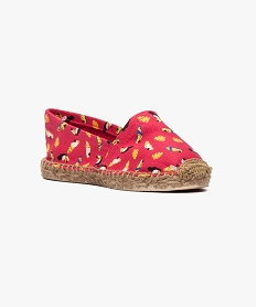 espadrilles motif tropical rose7152501_2