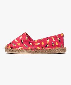 espadrilles motif tropical rose7152501_3