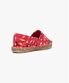 espadrilles motif tropical rose7152501_4