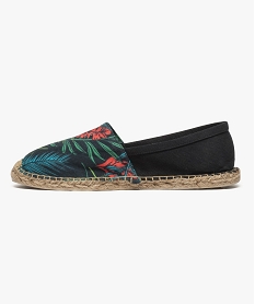 espadrilles imprime tropical noir7154301_3