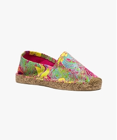 espadrille motif tropical rose7154801_2