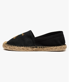 espadrille imprime ananas noir espadrilles7155101_3