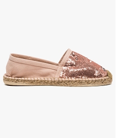 espadrilles femme brodees de sequins brillants rose7156001_1