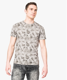 HOMEWEAR MULTICOLORE TEE-SHIRT IMPRIME GRIS