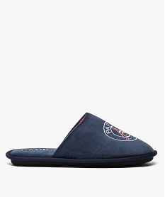 GEMO Chaussons homme forme mules velours Paris-Saint-Germain Bleu