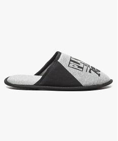 GEMO Chaussons mules en jersey de coton Gris