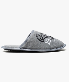 GEMO Mules plates avec écusson équipe de baseball Gris