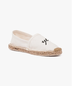 espadrilles imprimees fantaisie beige7172901_3