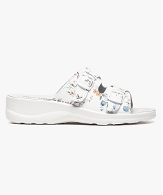 GEMO Mules confort semelle intérieure cuir - Cloggy Multicolore