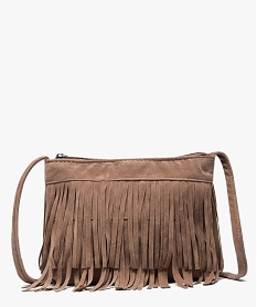 sac bandouliere zippe a franges brun7177701_1