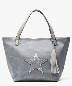 sac cabas a paillettes gris7179201_1