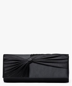 sac pochette satine avec gros noeud sur lavant noir7179801_1