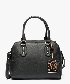 sac cabas effet texture noir7188901_1