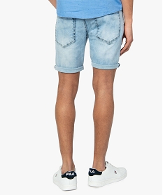 bermuda homme effet denim delave bleu shorts en jean7200501_3