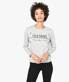 MARO TAUPE SWEAT GRIS