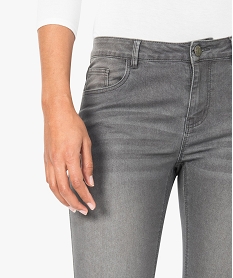jean femme slim stretch taille normale gris pantalons jeans et leggings7210701_2