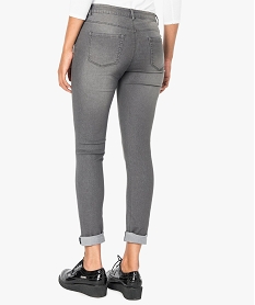 jean femme slim stretch taille normale gris pantalons jeans et leggings7210701_3