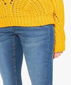 jean femme slim stretch taille normale gris pantalons jeans et leggings7210901_2