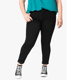 GEMO Pantalon stretch coupe jean Noir