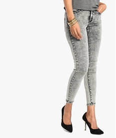 jean skinny stretch taille basse gris7211301_1