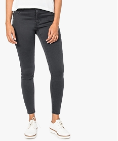 GEMO Jean skinny en stretch effet push-up Noir