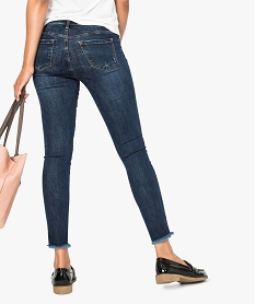 jean skinny avec franges aux chevilles gris pantalons jeans et leggings7212101_3