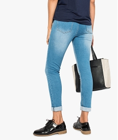 jean slim stretch taille haute gris pantalons jeans et leggings7213401_3