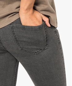jean slim stretch taille haute noir7213501_2