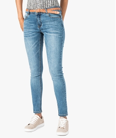 jean regular stretch effet porte gris pantalons jeans et leggings7214001_1