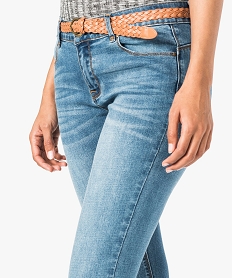 jean regular stretch effet porte gris pantalons jeans et leggings7214001_2