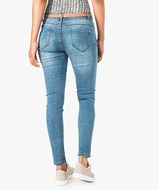 jean regular stretch effet porte gris pantalons jeans et leggings7214001_3