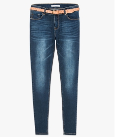 jean regular stretch effet porte bleu pantalons jeans et leggings7214101_4