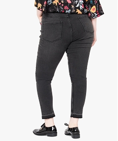 jean slim a bords franges stretch noir pantalons et jeans7214501_3