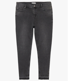 jean slim a bords franges stretch noir pantalons et jeans7214501_4