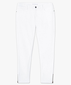 pantalon skinny 78e bas zippe blanc pantalons7216201_4