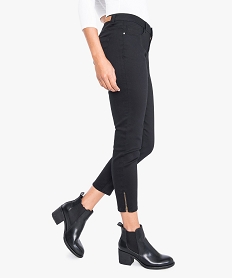 GEMO Pantalon skinny 78e bas zippé Noir