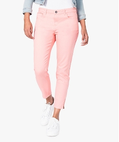 GEMO Pantalon skinny 78e bas zippé rose standard