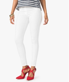 jegging slim uni colore blanc7217001_1