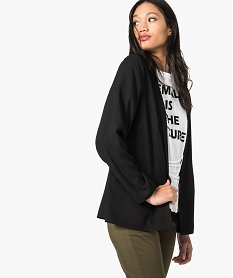 GEMO Veste légère unie noir standard