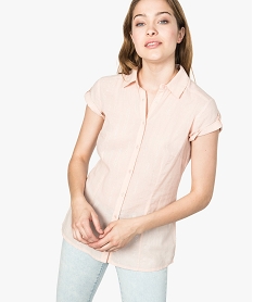 GEMO Chemise femme à manches courtes imprimée Imprimé