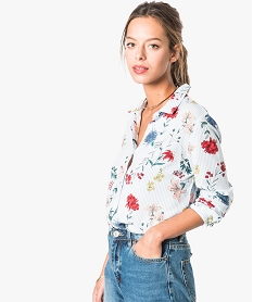 GEMO Chemise en viscose à imprimés Imprimé