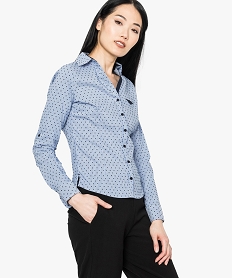 GEMO Chemise à imprimé pour femme kaki chine