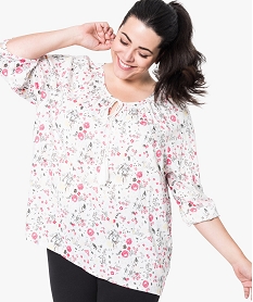 GEMO Blouse imprimée à manches longues Imprimé