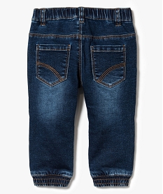 jogger en jean avec patchs bleu jeans7281601_2