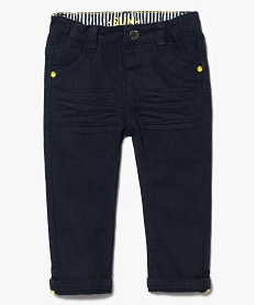 jean slim finition biais contrastant bleu pantalons7283501_1
